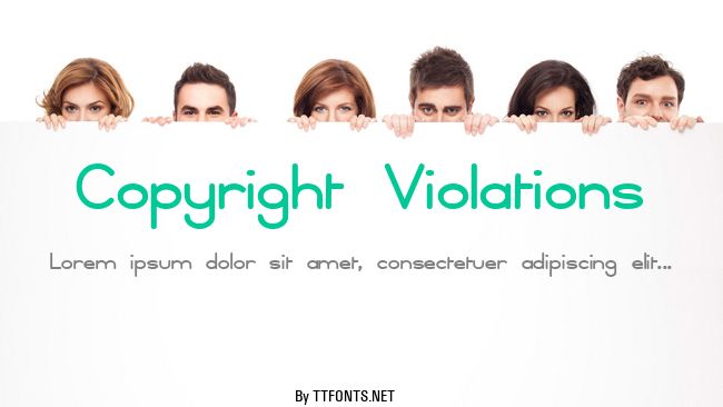 Copyright Violations example